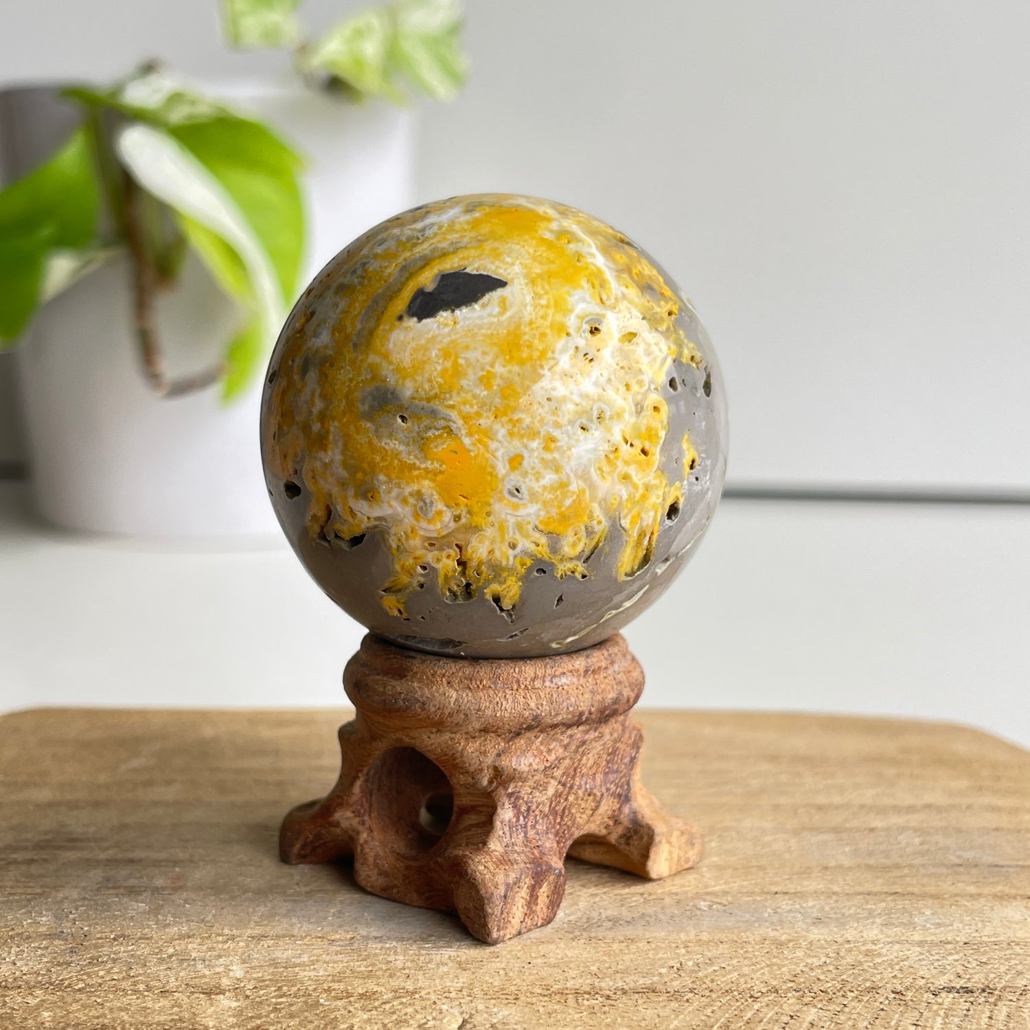 Bumblebee Jasper Sphere 4.5cm