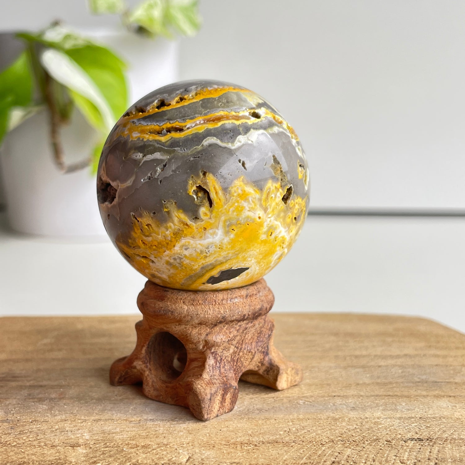 Bumblebee Jasper Sphere 4.5cm