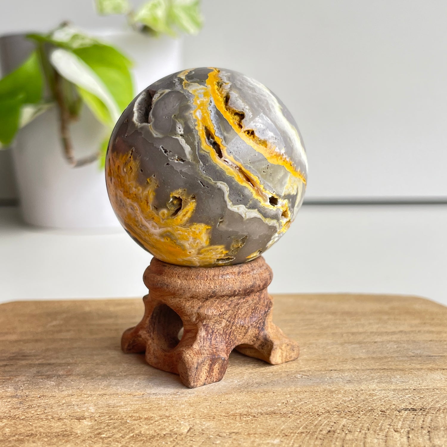 Bumblebee Jasper Sphere 4.5cm