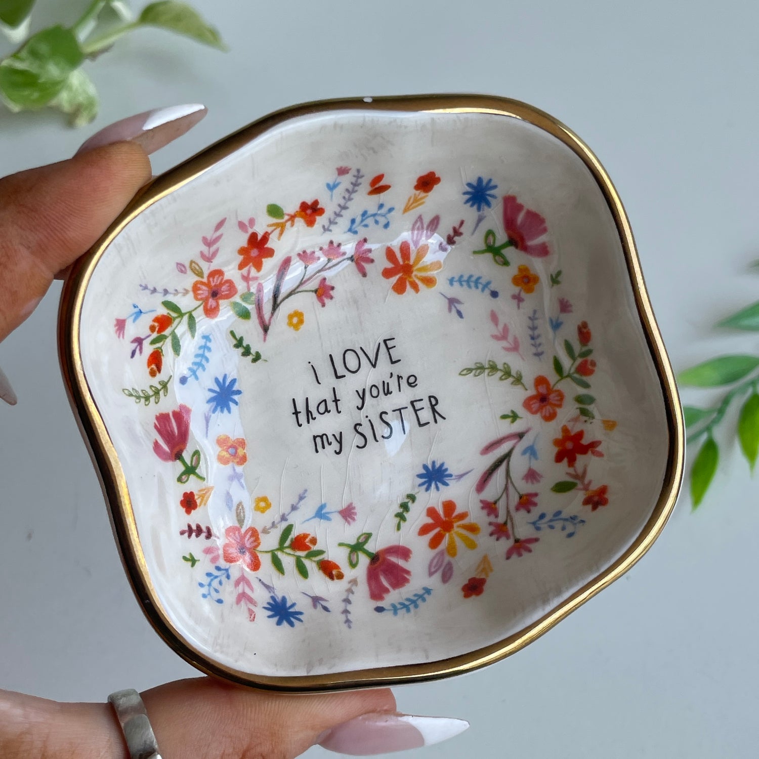 I Love That You're My Sister Trinket Bowl DSH246