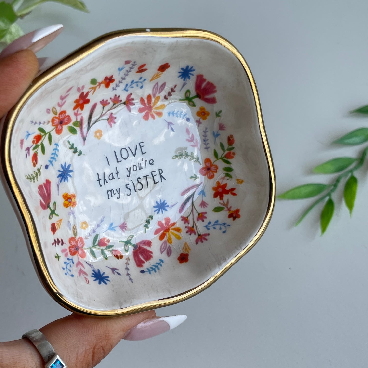 I Love That You're My Sister Trinket Bowl DSH246