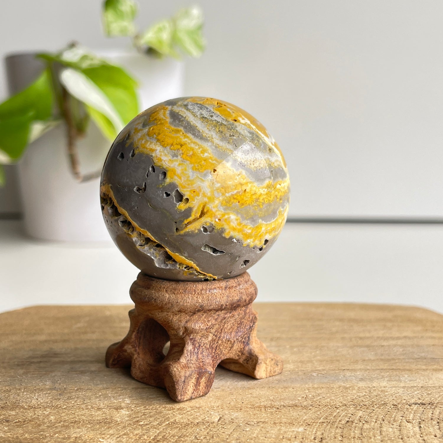 Bumblebee Jasper Sphere 4.3cm