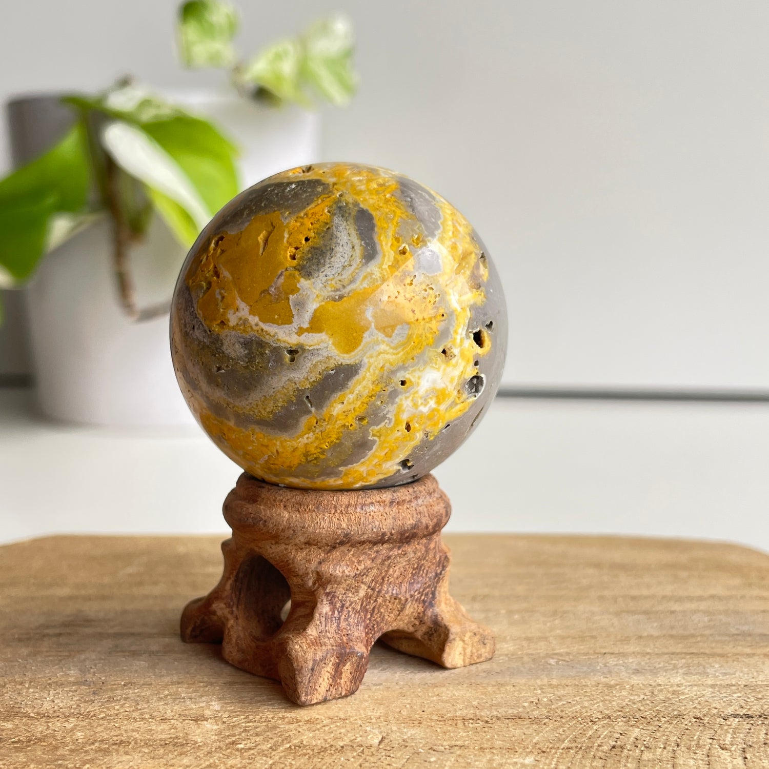Bumblebee Jasper Sphere 4.3cm