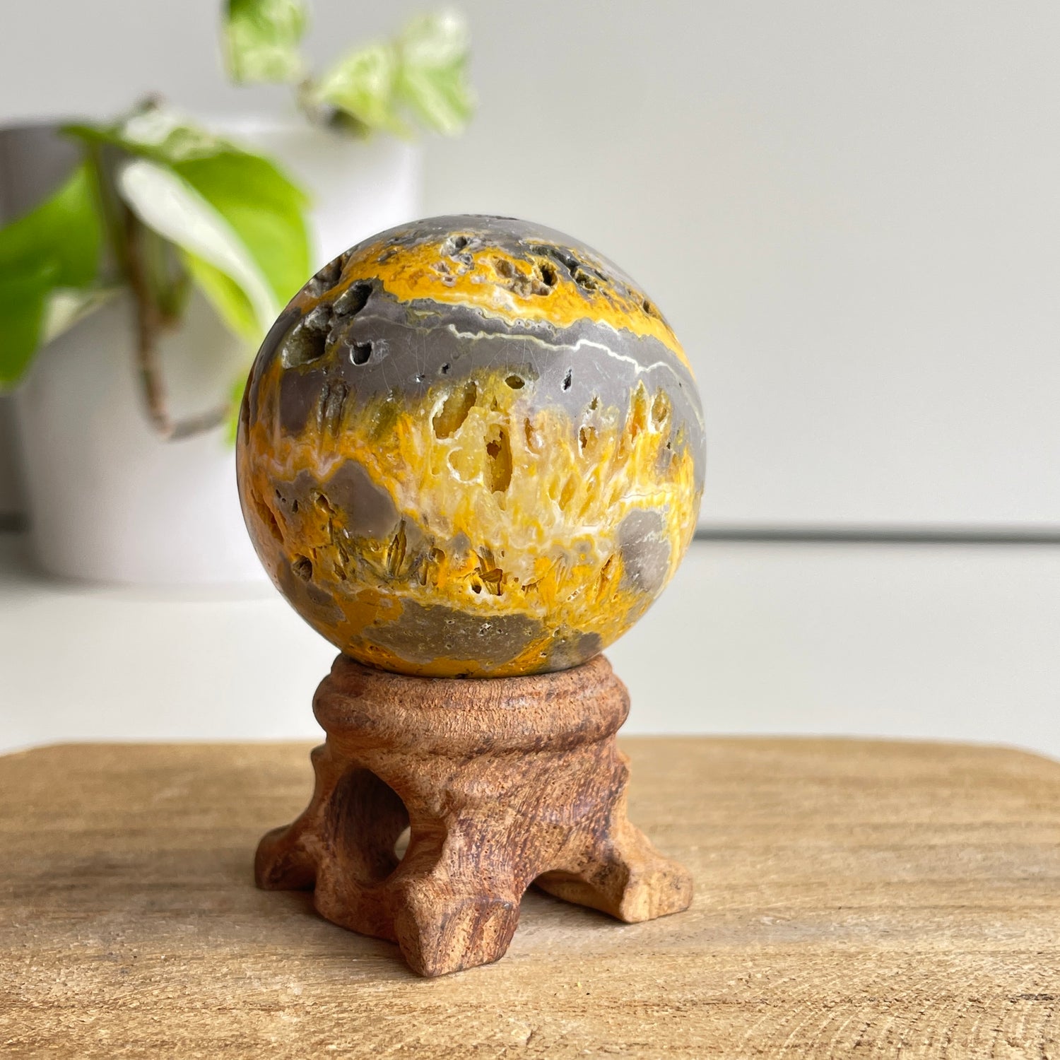 Bumblebee Jasper Sphere 4.3cm