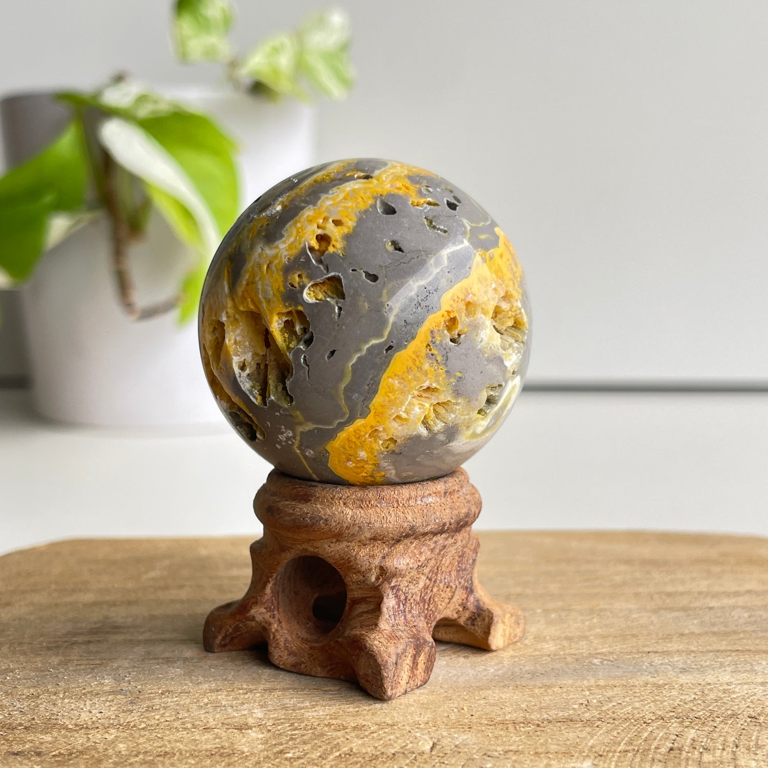 Bumblebee Jasper Sphere 4.2cm