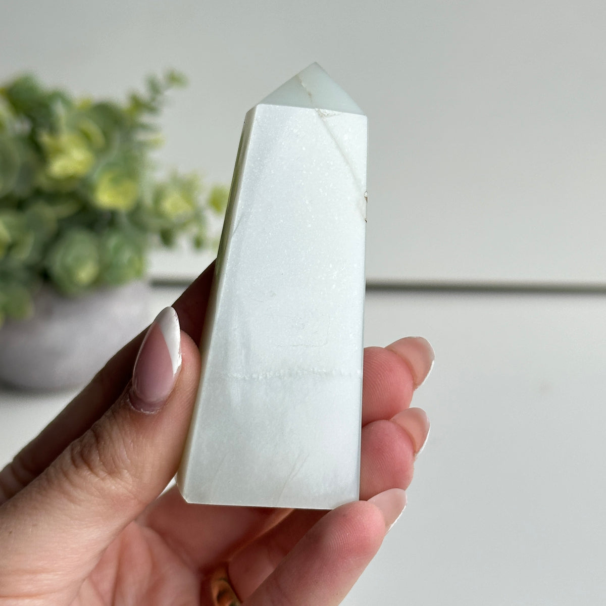 Moonstone Obelisk 7.9cm