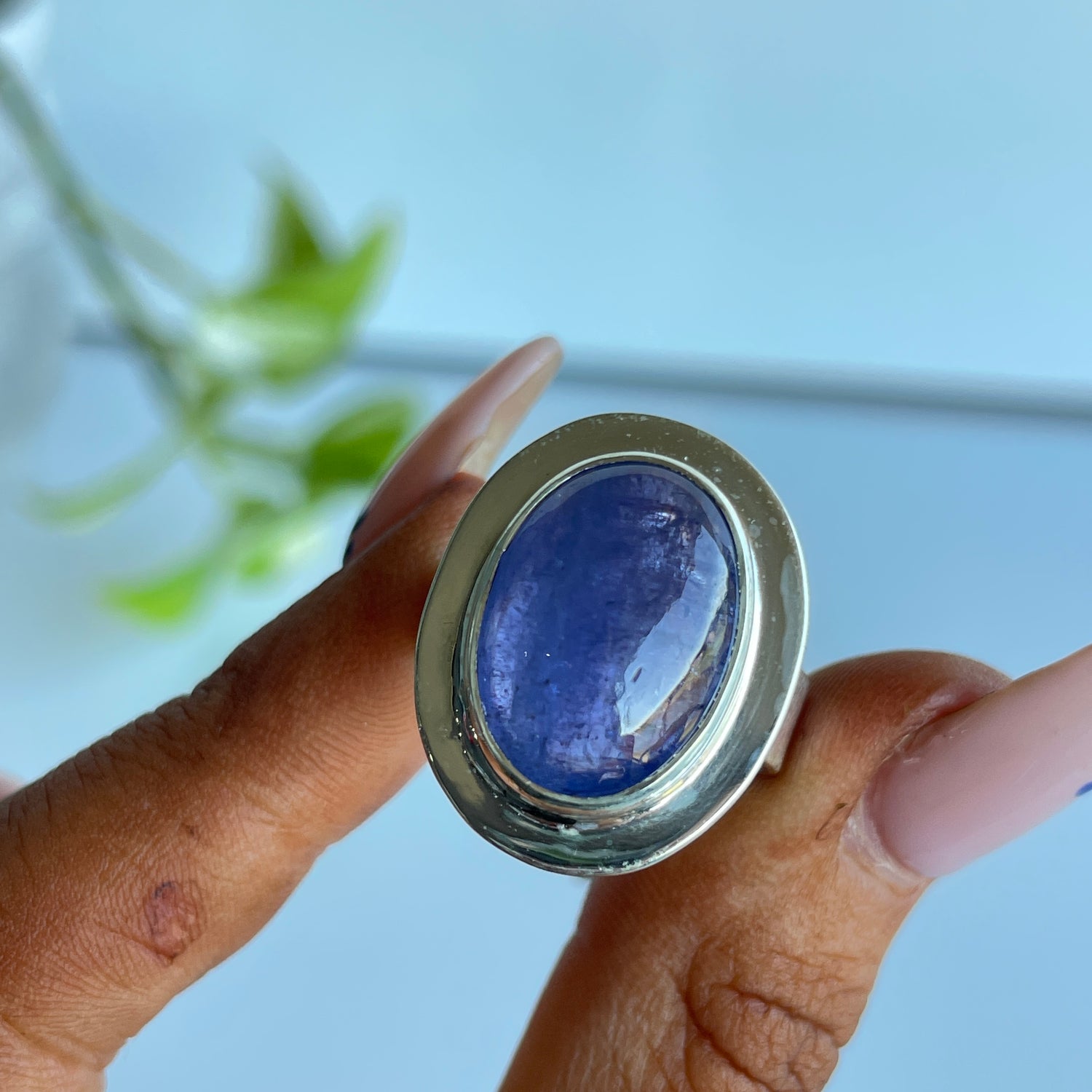 Tanzanite Oval Ring Sz9