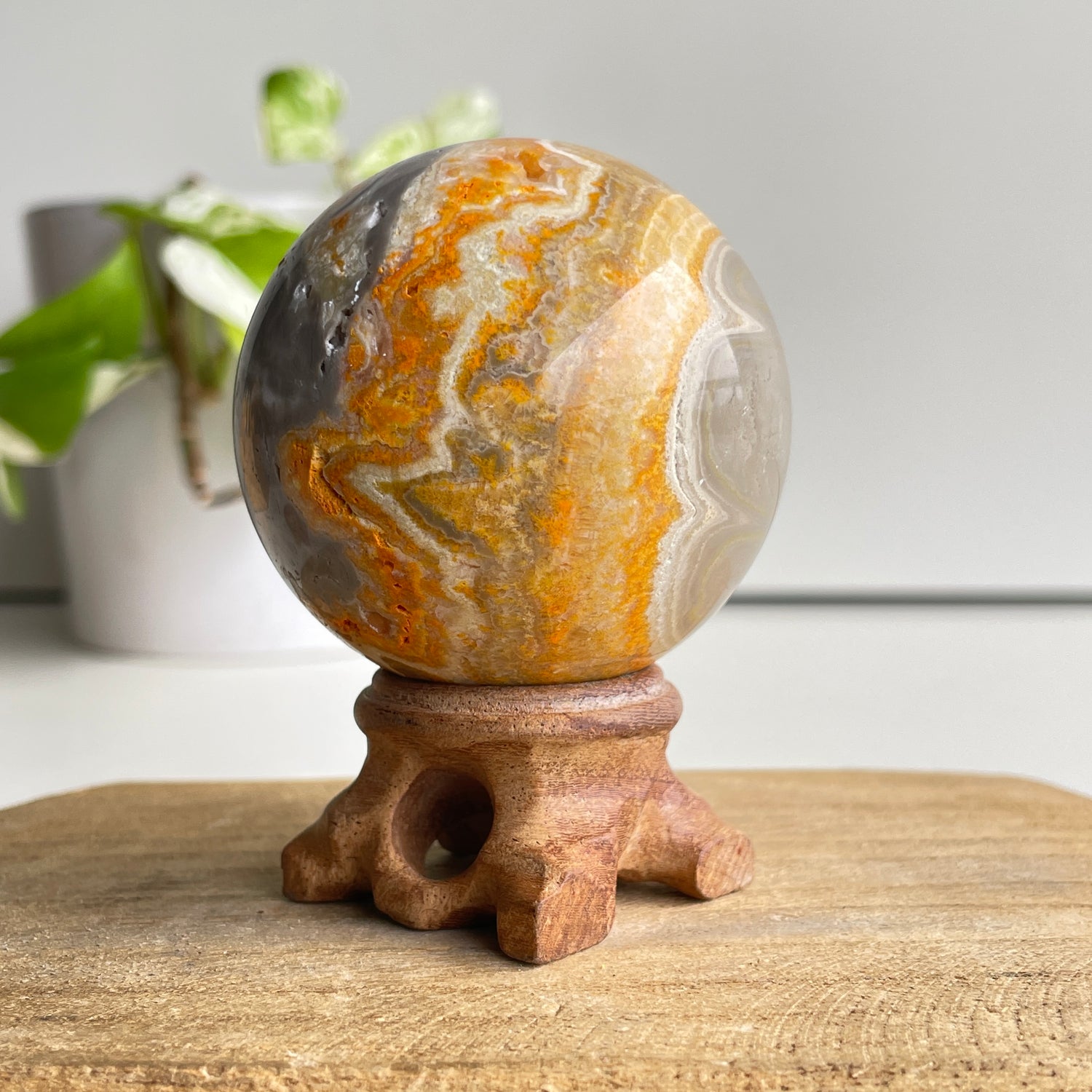 Bumblebee Jasper Sphere 5.7cm