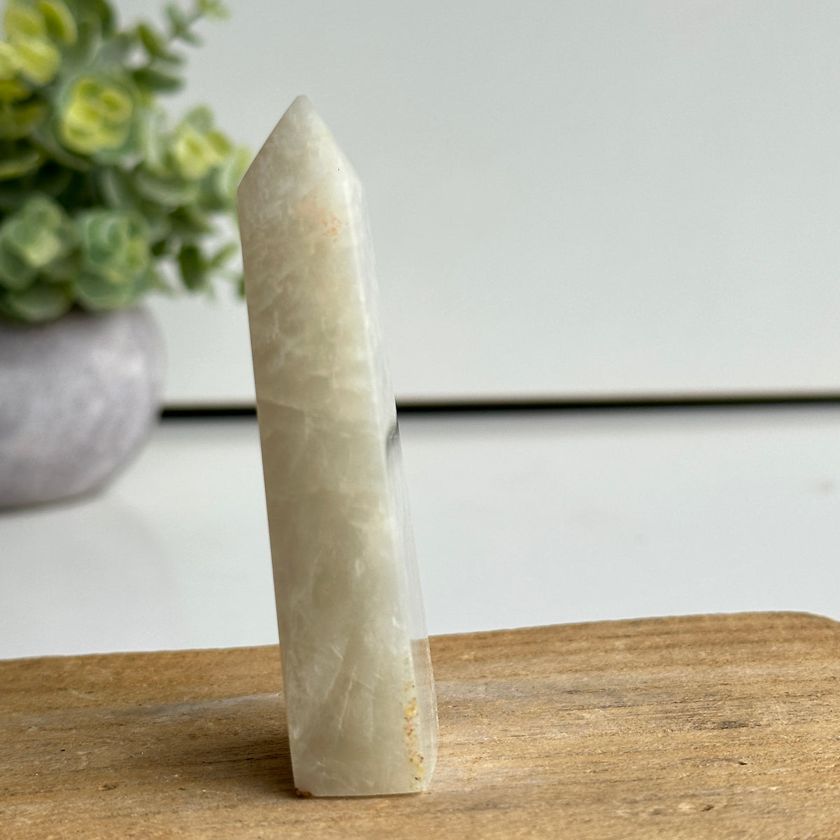 Moonstone Obelisk 8.2cm