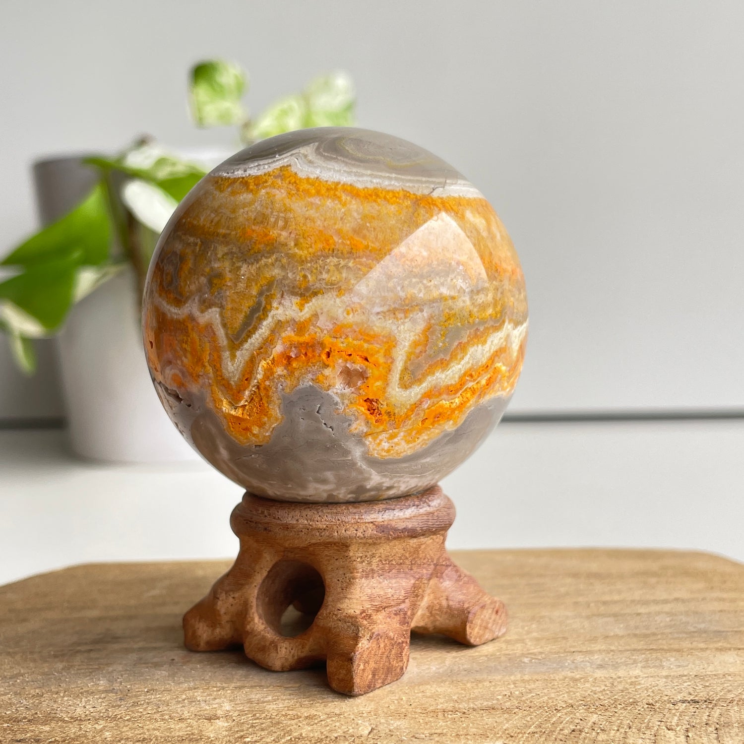 Bumblebee Jasper Sphere 5.7cm