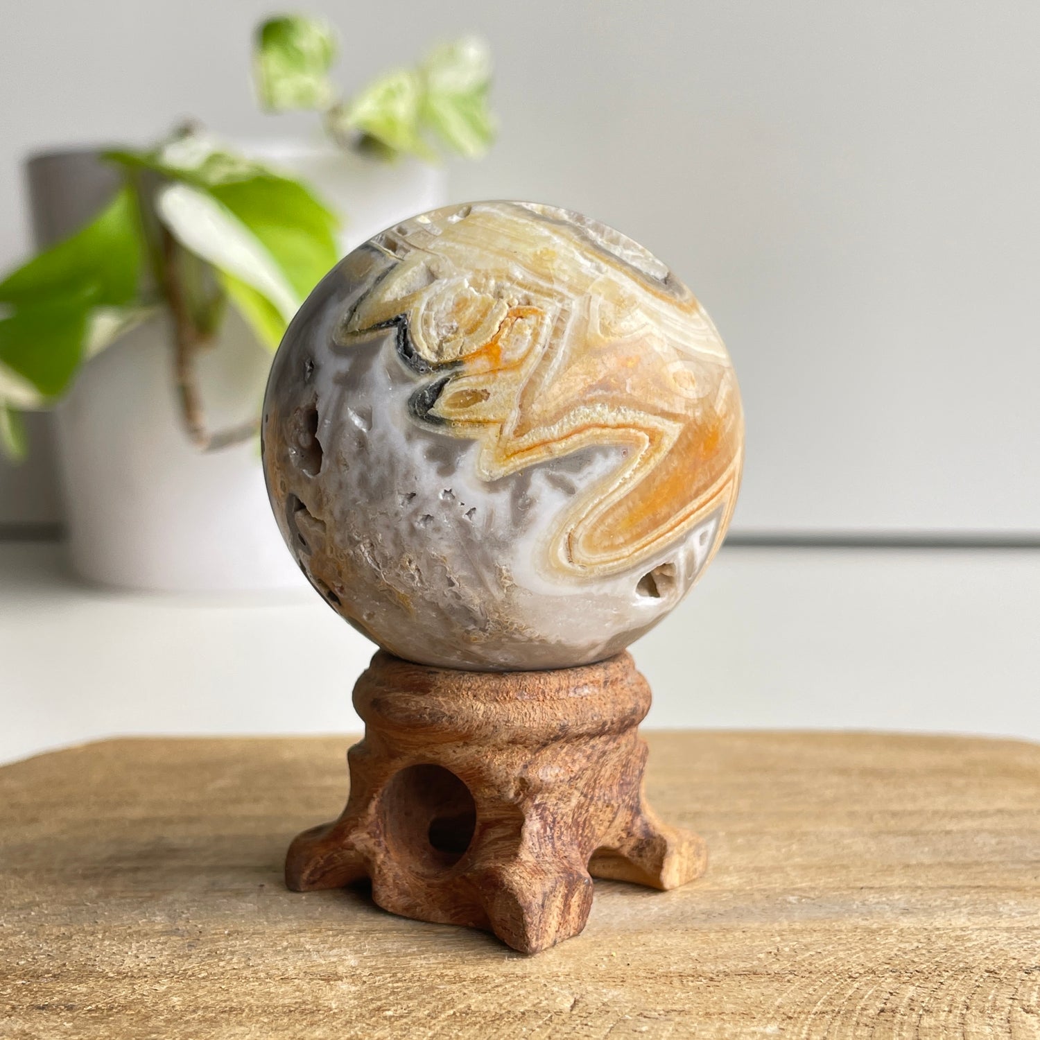 Bumblebee Jasper Sphere 4.7cm