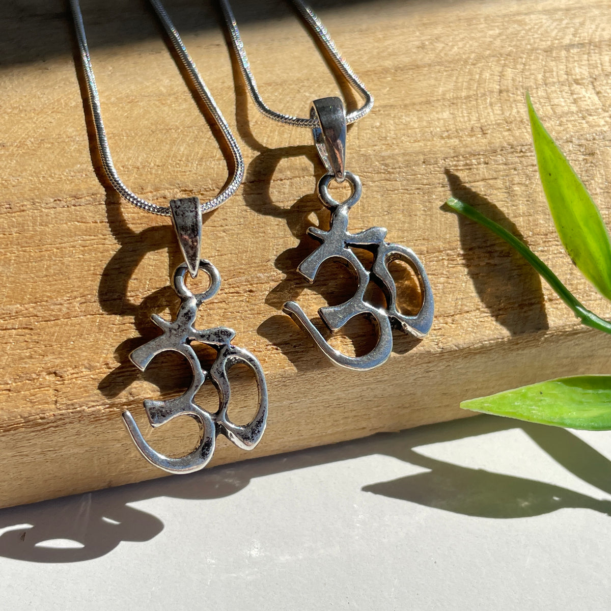 Silver Om Pendant