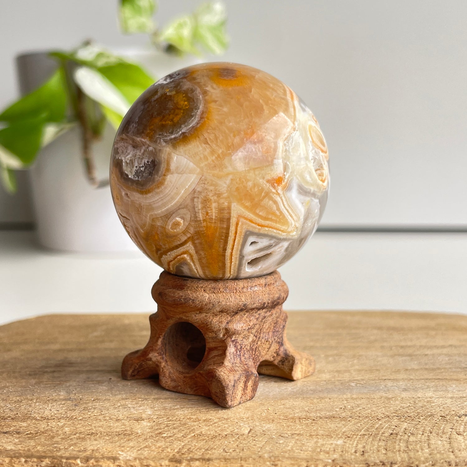 Bumblebee Jasper Sphere 4.7cm