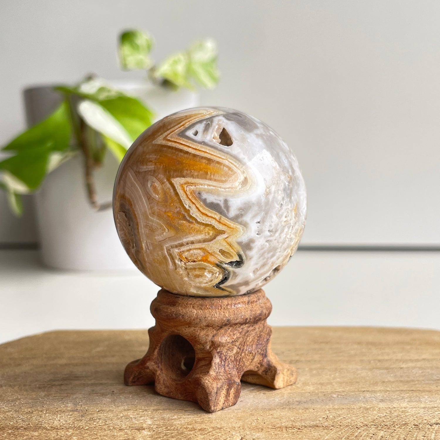Bumblebee Jasper Sphere 4.7cm