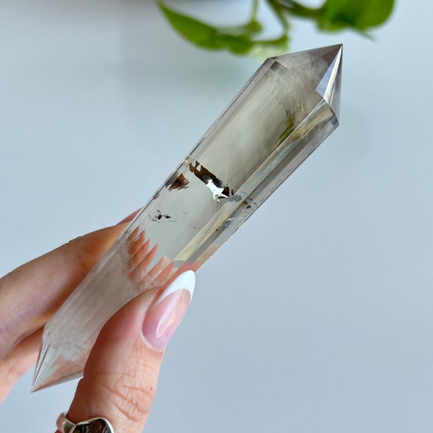 Smoky Quartz Vogel 11.9cm