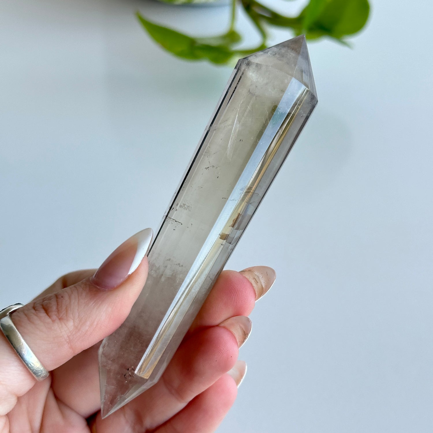 Smoky Quartz Vogel 11.9cm
