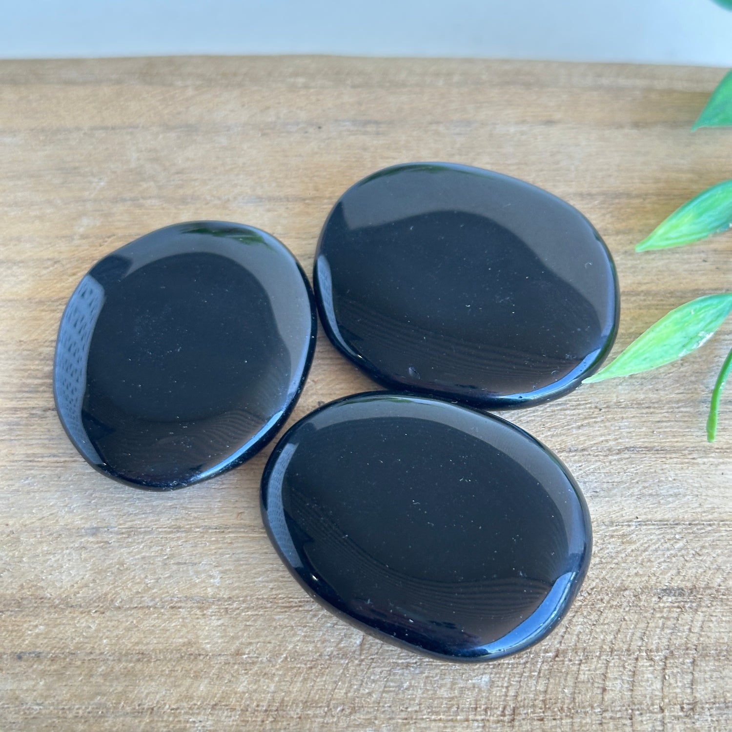 Black Obsidian Flat Stone XL Bra Buddy
