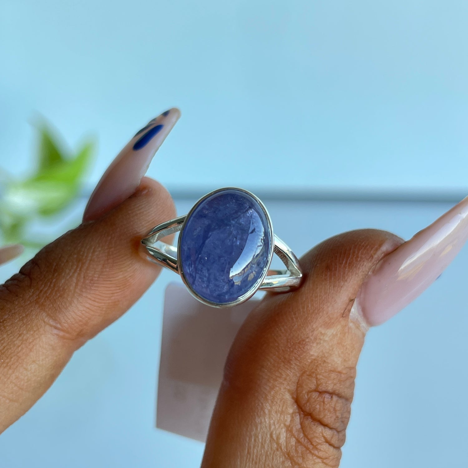 Tanzanite Oval Ring Sz8