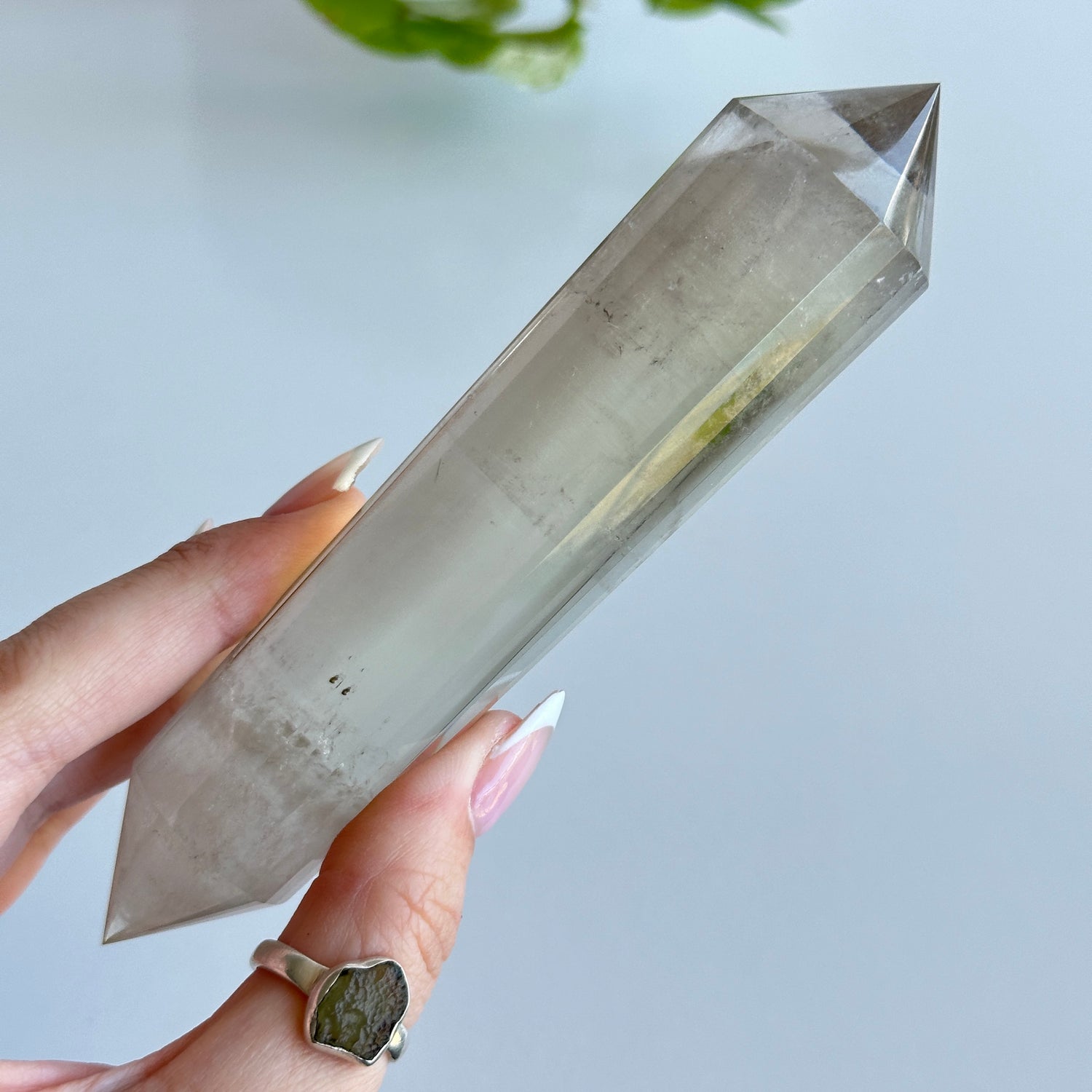 Smoky Quartz Vogel 14cm