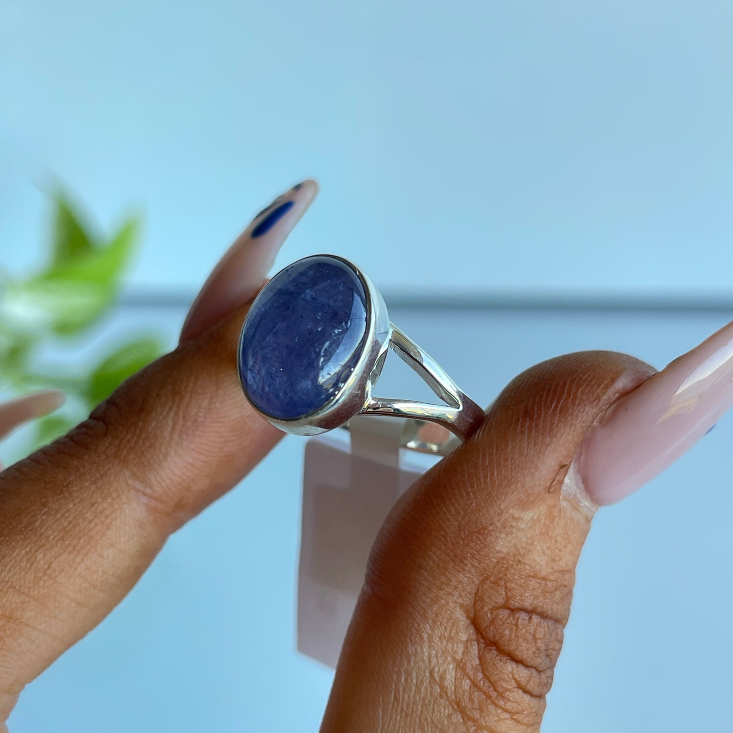 Tanzanite Oval Ring Sz8
