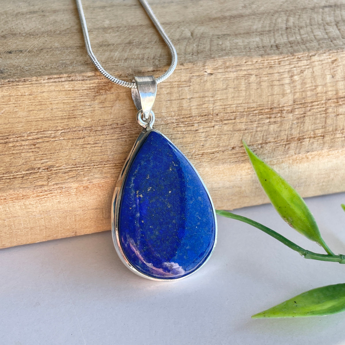 Lapis Lazuli Teardrop Pendant