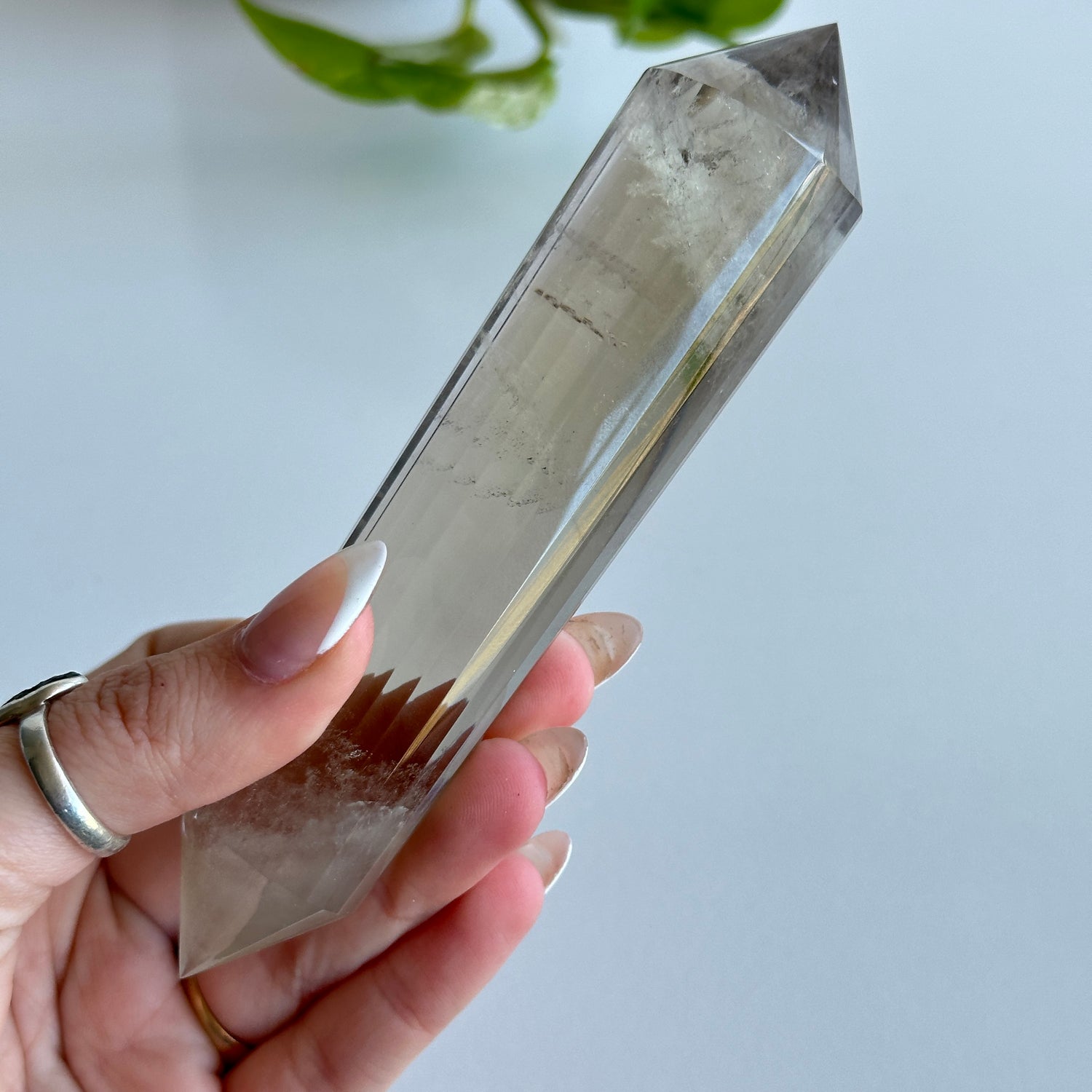 Smoky Quartz Vogel 14cm