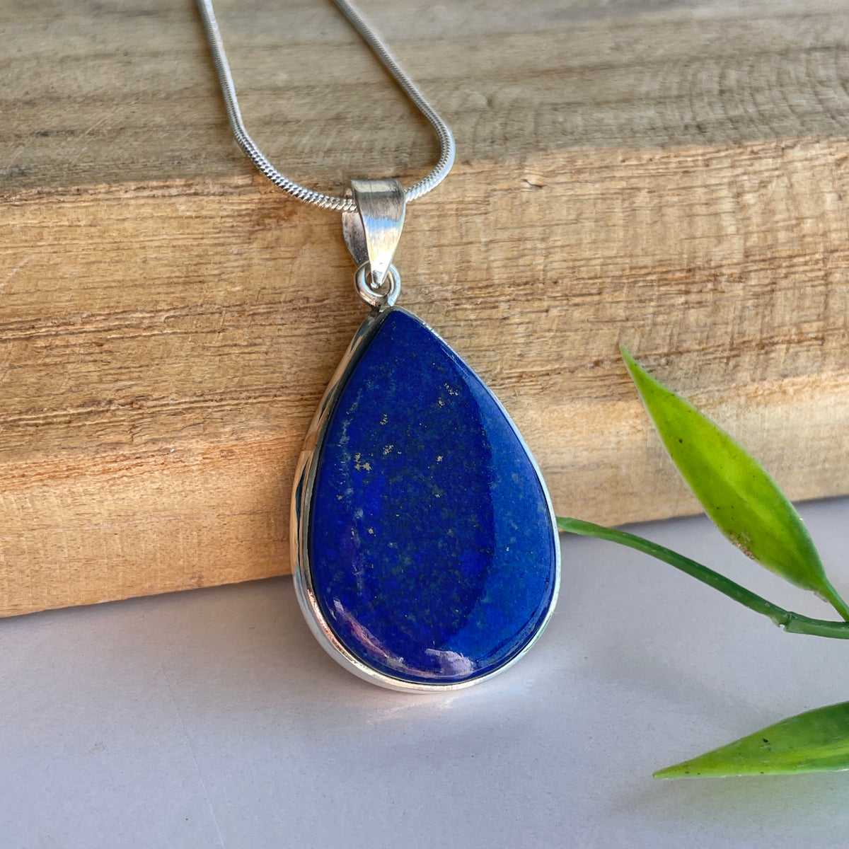 Lapis Lazuli Teardrop Pendant