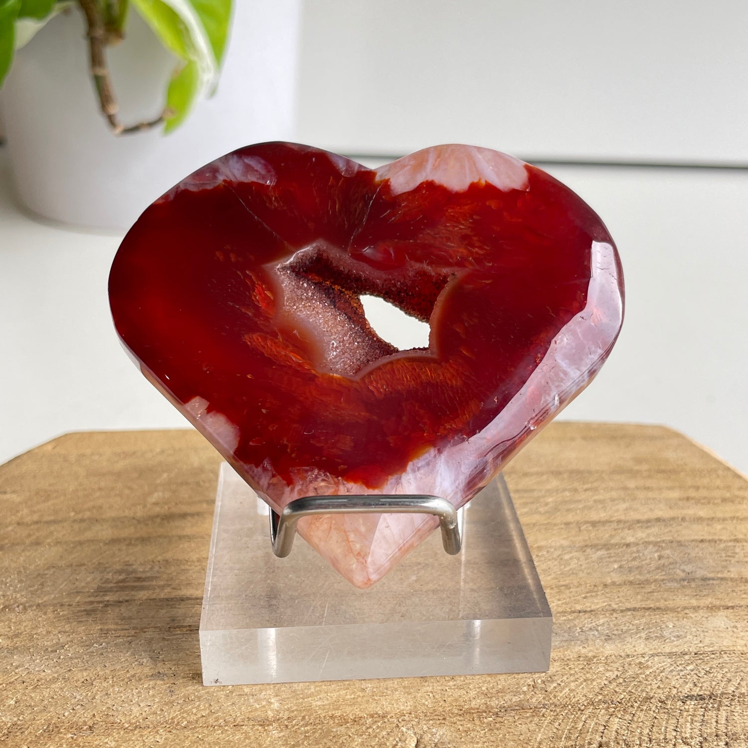 Carnelian Heart 7.7cm