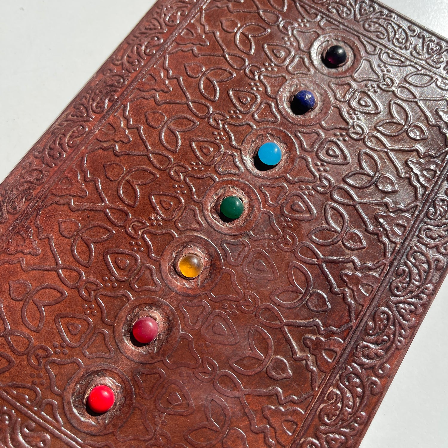 Chakra Leather Book 2 Buckles
