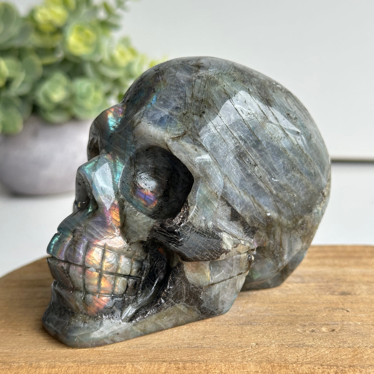 Labradorite Skull 3