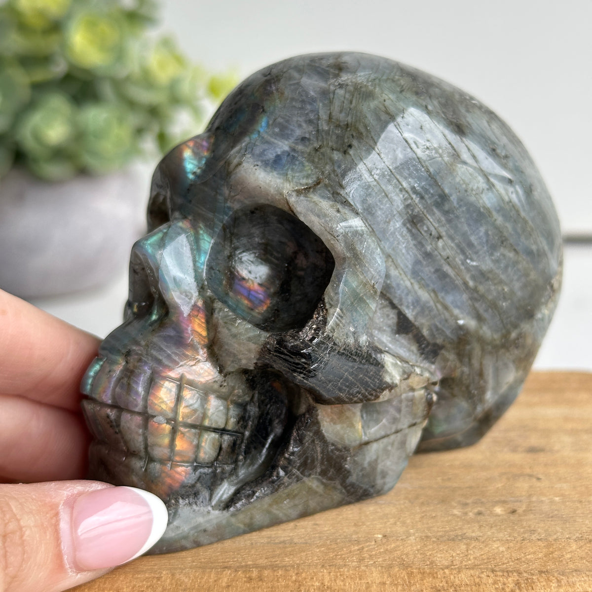 Labradorite Skull 3