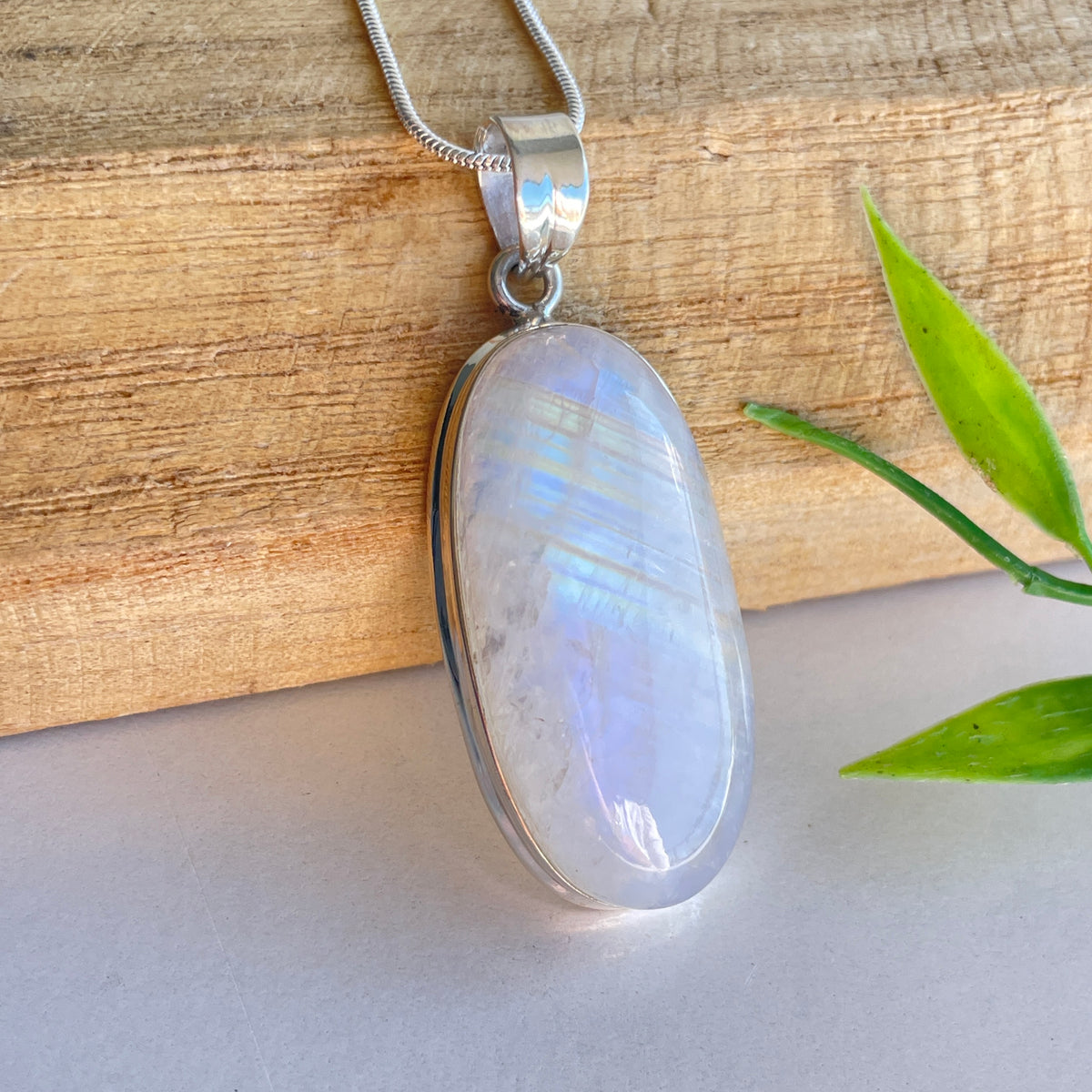 Moonstone Oval Pendant