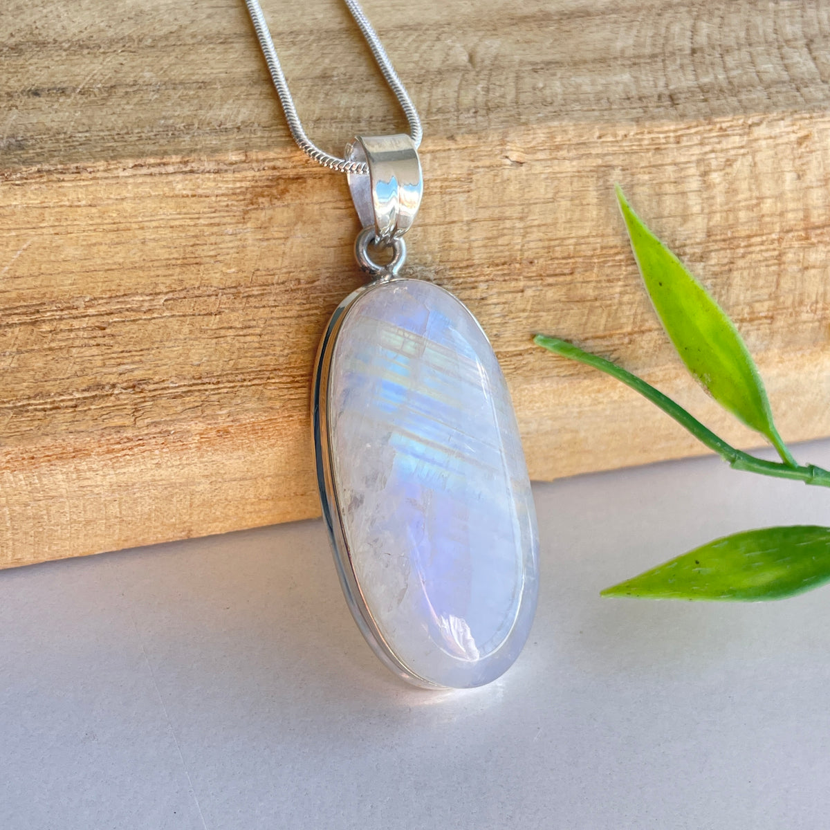 Moonstone Oval Pendant