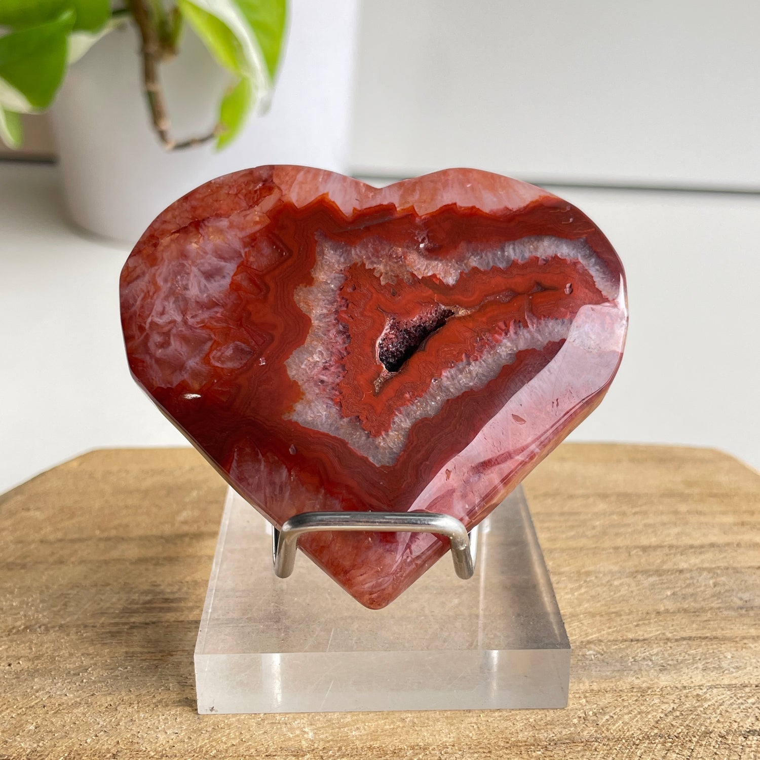 Carnelian Heart 7.1cm