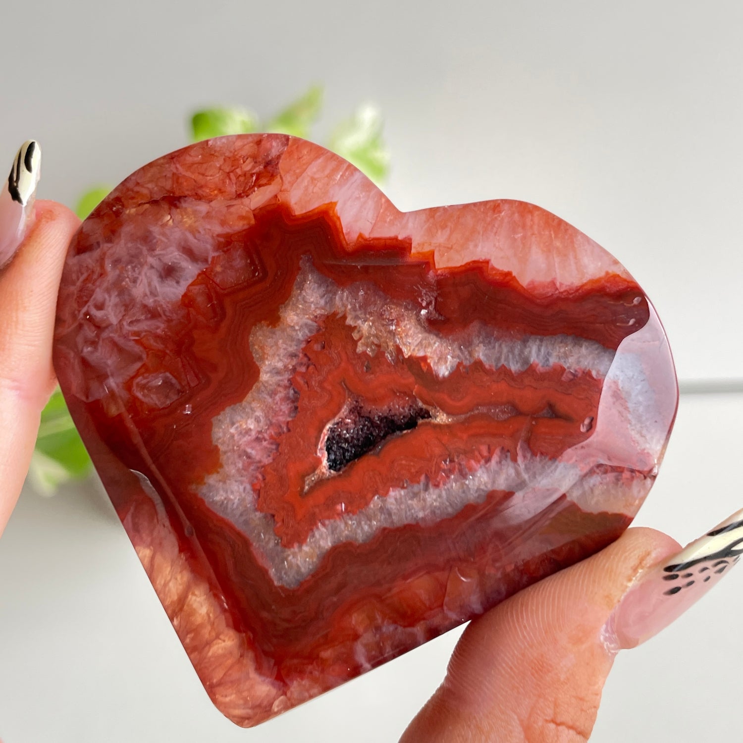 Carnelian Heart 7.1cm