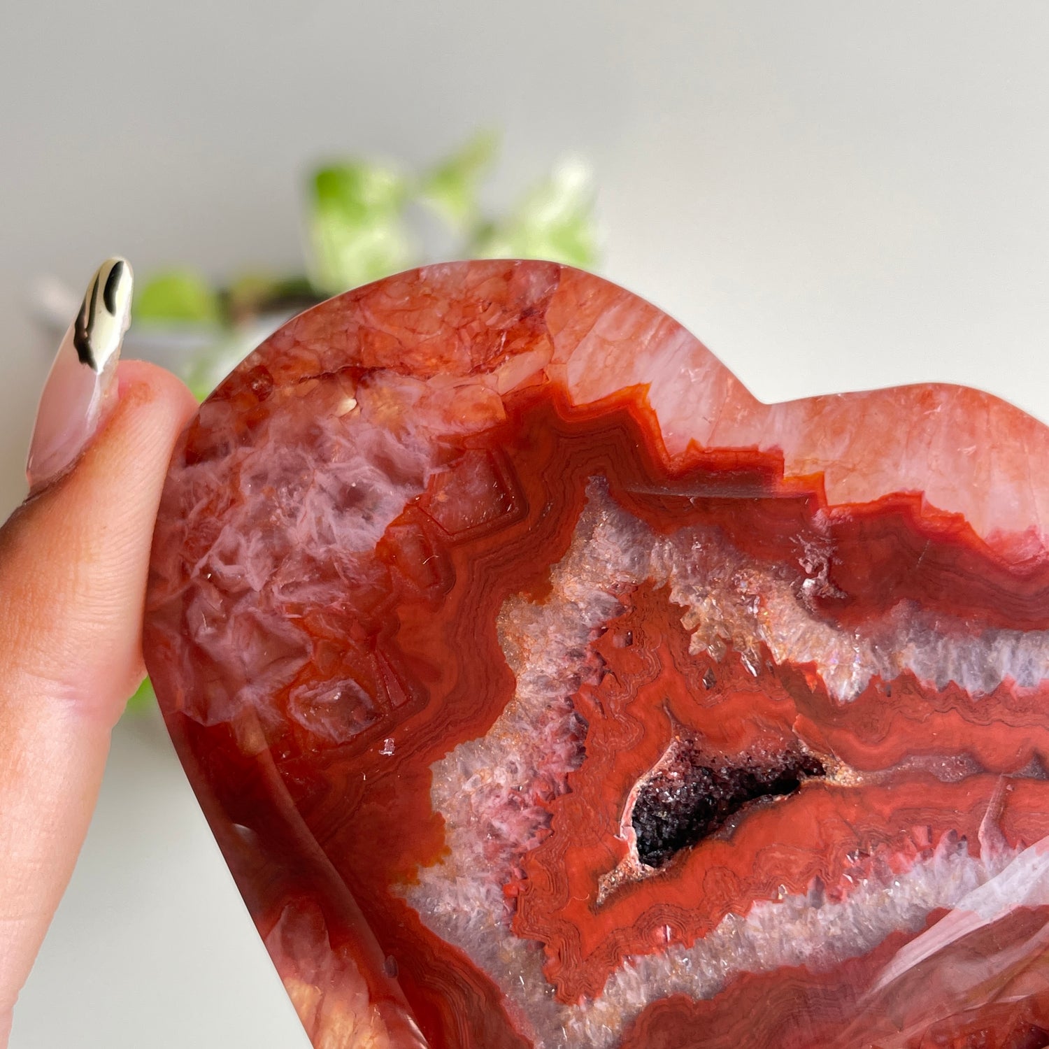 Carnelian Heart 7.1cm