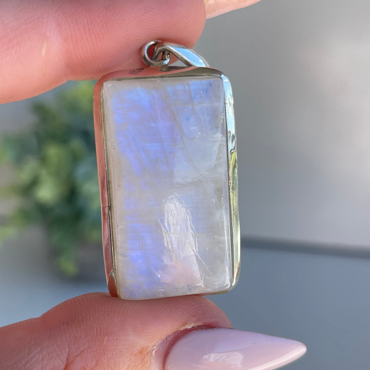 Moonstone Rectangle Pendant
