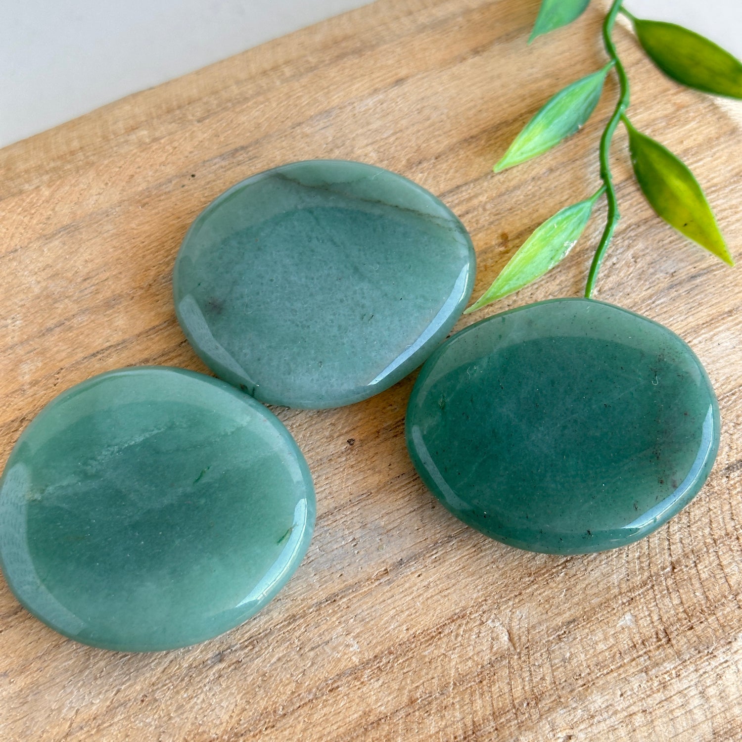 Green Aventurine Flat Stone XL Bra Buddy