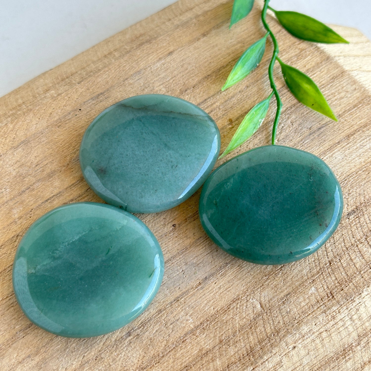 Green Aventurine Flat Stone XL Bra Buddy