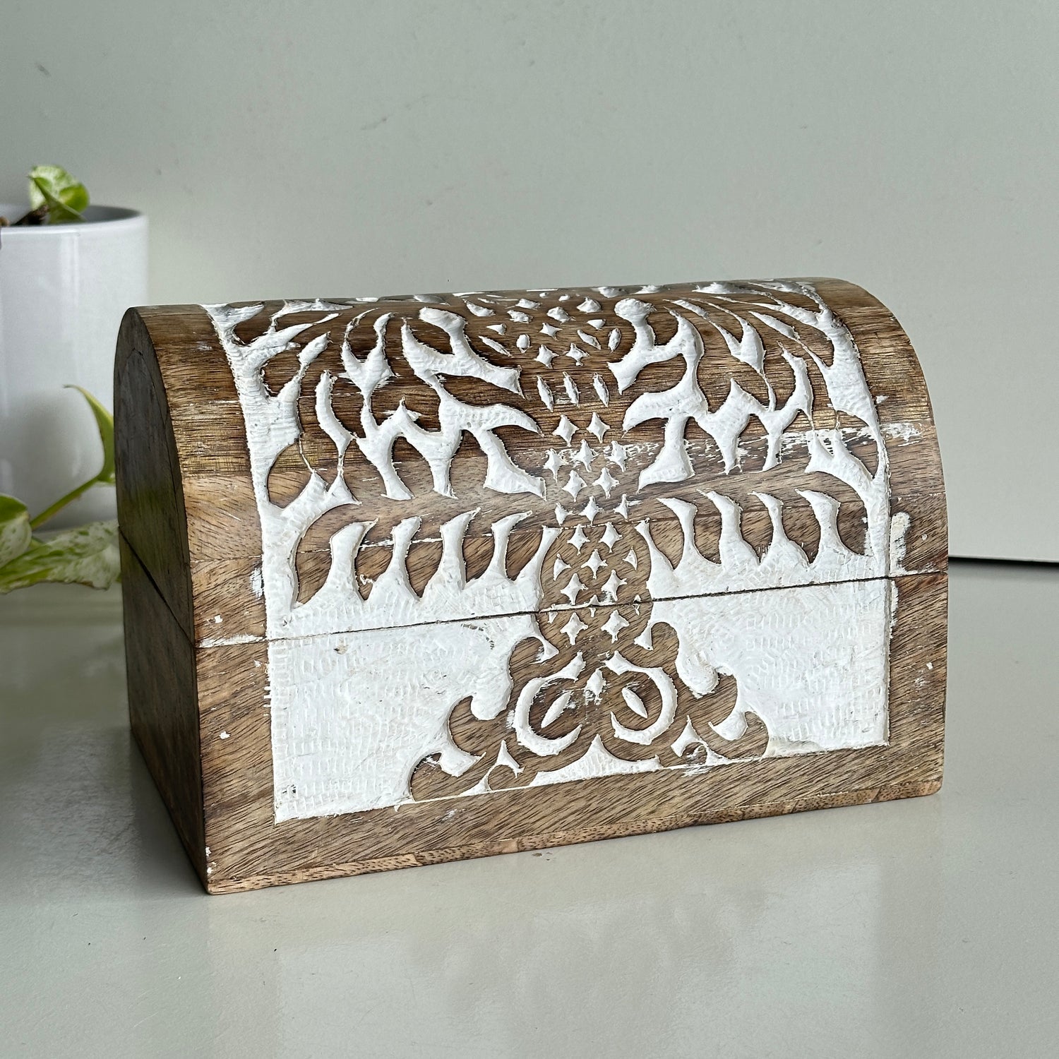 Carved Tree Of Life Treasure Chest Box  boxchtol