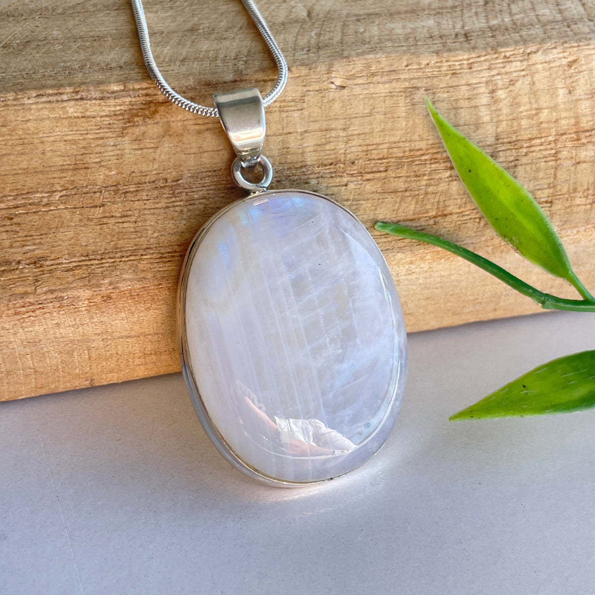 Moonstone Oval Pendant