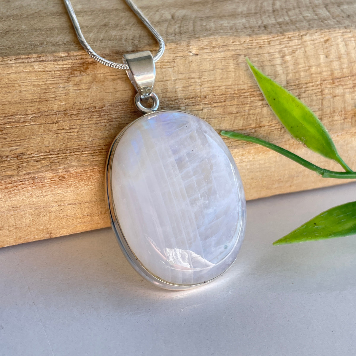 Moonstone Oval Pendant