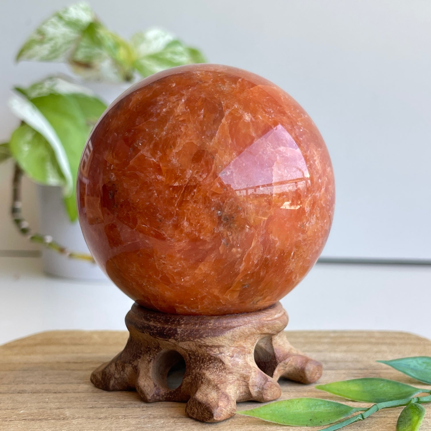 Sunstone Sphere 6.8cm