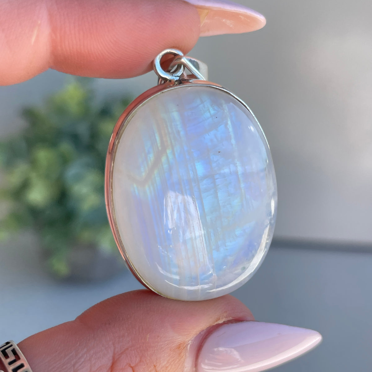 Moonstone Oval Pendant