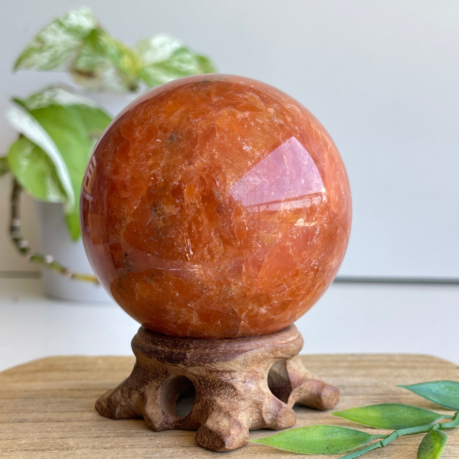 Sunstone Sphere 6.8cm