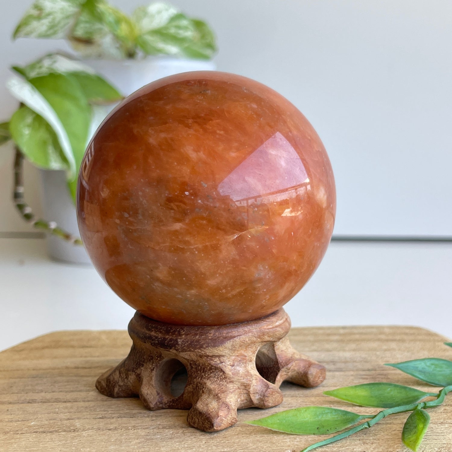 Sunstone Sphere 6.8cm