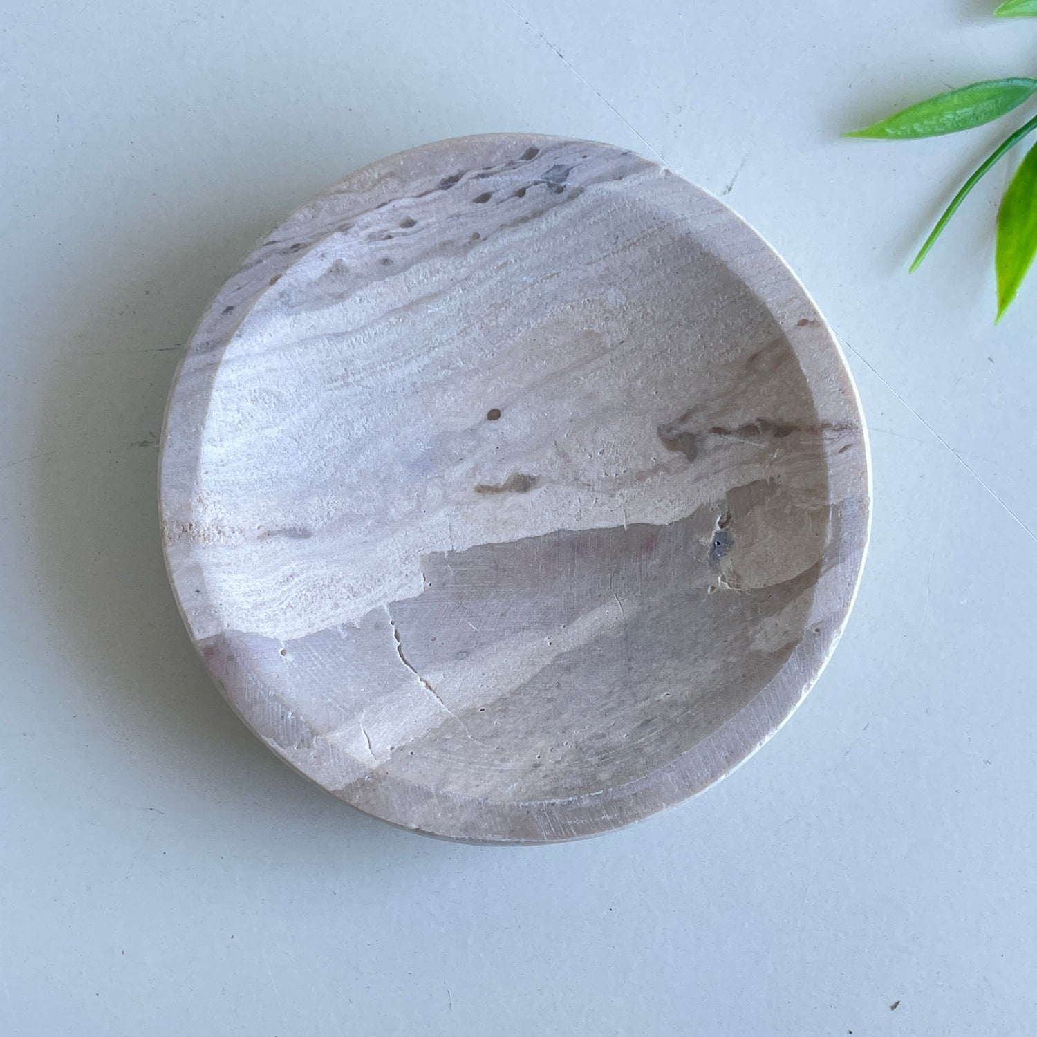 Chiara Limestone Trinket Bowl OD1977