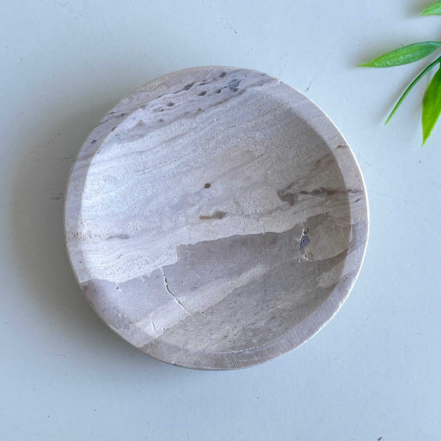Chiara Limestone Trinket Bowl OD1977