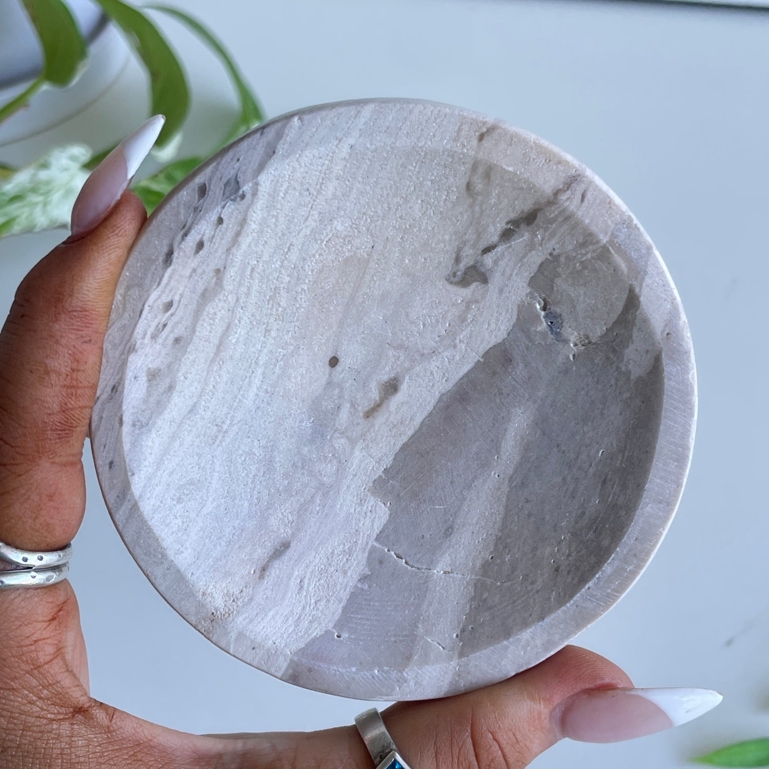 Chiara Limestone Trinket Bowl OD1977