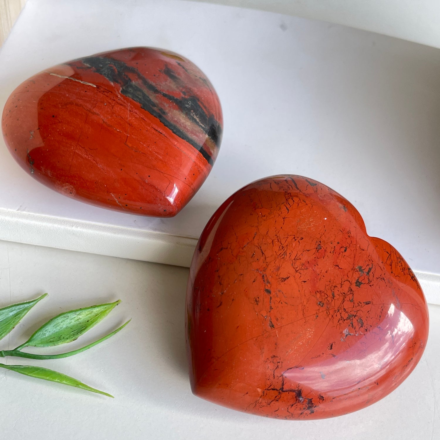 Red Jasper Heart